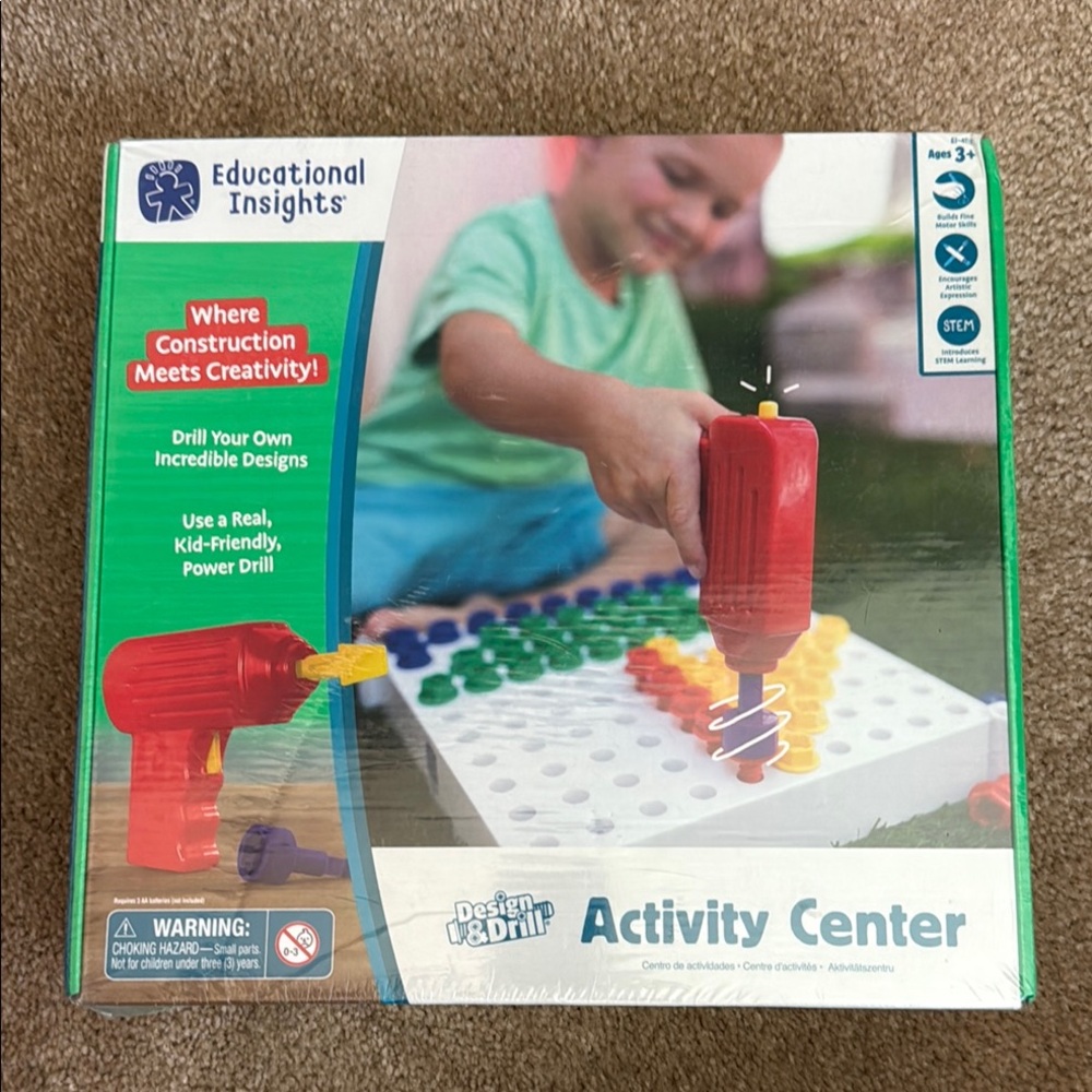 Red and White Learning Toys for Hands-On Education-still shrink wrapped-new!